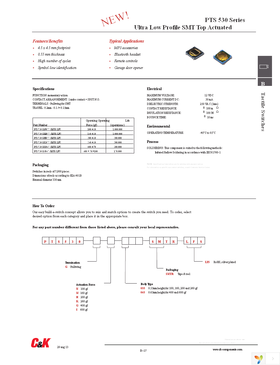 PTS530 GN055 SMTR LFS Page 1